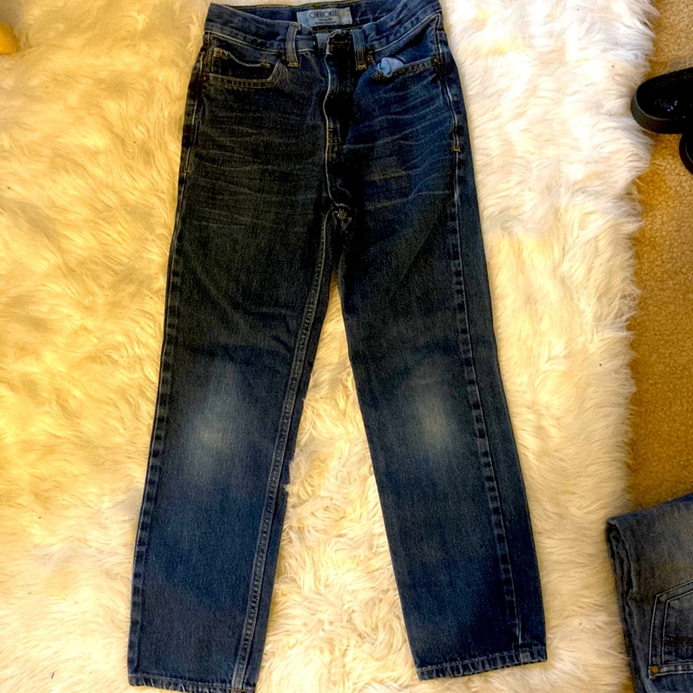 Cherokee skinny jeans for boys size 8 lightly worn